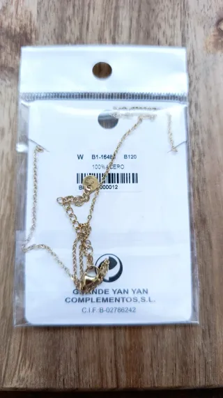 Conjunto Collar y Pendientes Estrella Acero