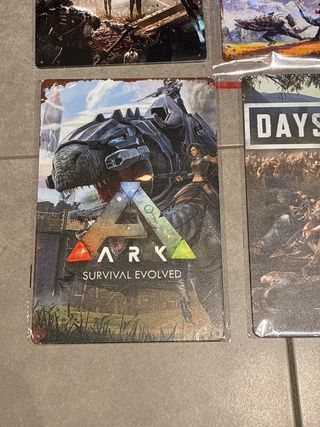 Lotto 8 Poster Videogiochi in alluminio per Rafael