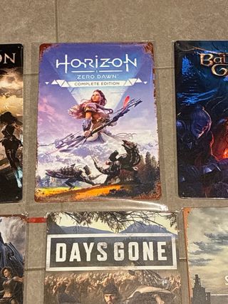 Lotto 8 Poster Videogiochi in alluminio per Rafael