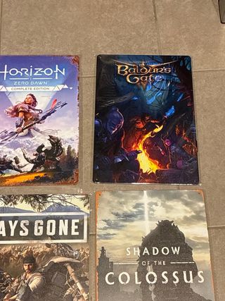 Lotto 8 Poster Videogiochi in alluminio per Rafael