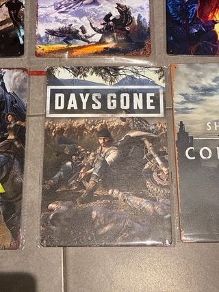 Lotto 8 Poster Videogiochi in alluminio per Rafael