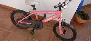 Bicicleta infantil rosa WST 16-20