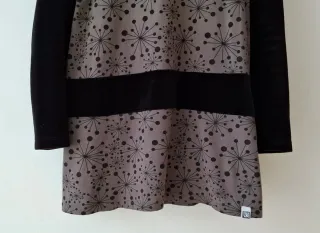 Vestido/Jersey largo estampado