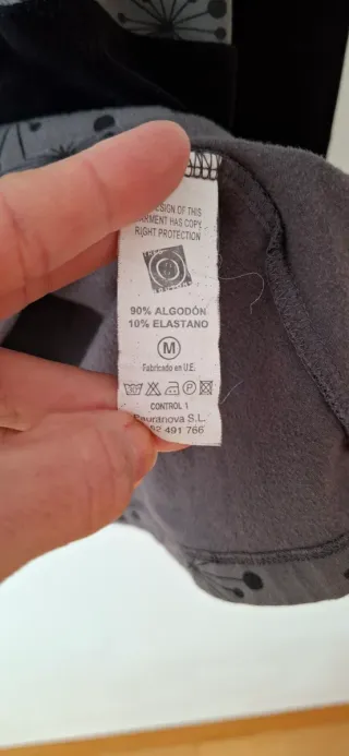 Vestido/Jersey largo estampado