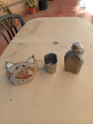 Cantimplora militar con funda