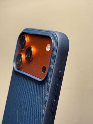 Funda para iPhone 17 Pro Max TechWoven azul