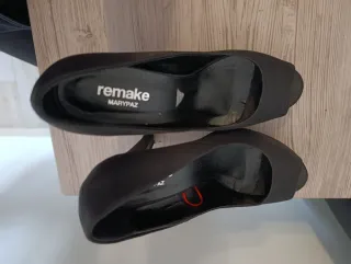 PACK 3 Zapatos de tacón negros talla 36 (LOTE)