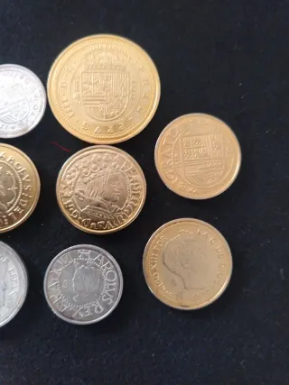 2 Lote monedas antiguas españolas