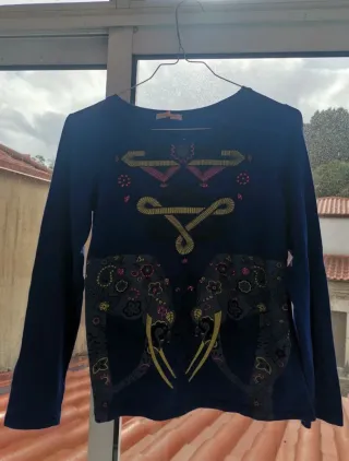 Camisola Fantasy L/XL Elefantes e Flores