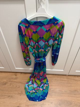 Vestido Uterqüe estampado geométrico