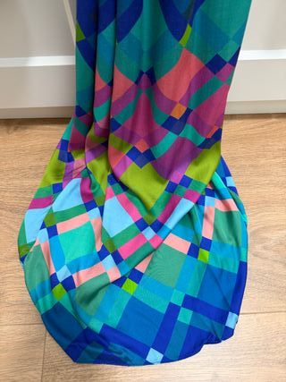 Vestido Uterqüe estampado geométrico