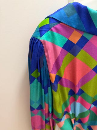 Vestido Uterqüe estampado geométrico