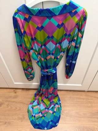 Vestido Uterqüe estampado geométrico