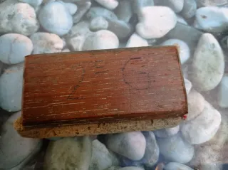 Pizarra escolar verde antigua