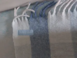 Bufanda Women Secret cuadros azul y blanco