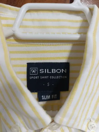 Camisa SILBON Rayas Amarillas Talla M