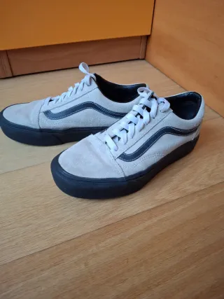 Vans Old Skool Plataforma Blancas
