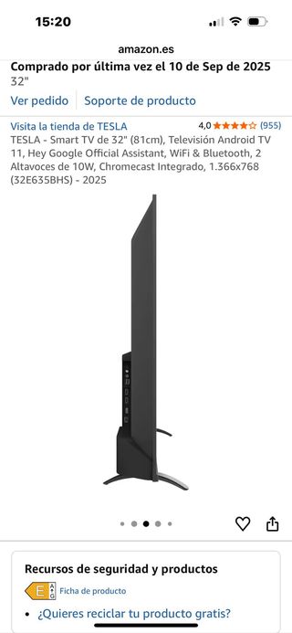 Smart TV Tesla 32 Android TV 11