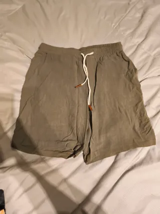 Pantalones cortos de lino para hombre