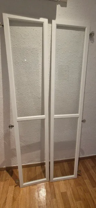 Puertas IKEA BILLY OXBERG Blancas de cristal