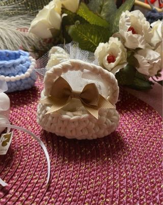 Portachiavi borsetta uncinetto