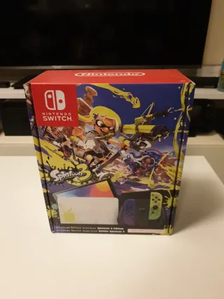 Nintendo Switch OLED Splatoon 3 Edición Sin Abrir