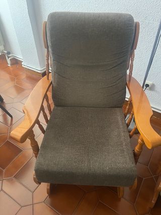 Tresillo, 2 sillones y mesa centro