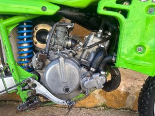 Moto Kawasaki 65 cc Verde