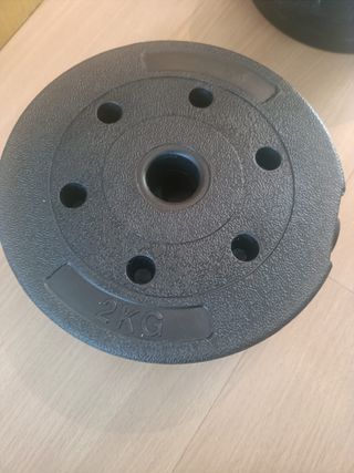 Juego de pesas ajustables