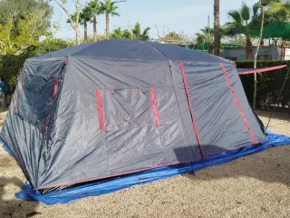 Tienda campaña Outsunny 4-6 personas