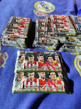 Lote Sobres Mundicromos La Liga 2015 sellados