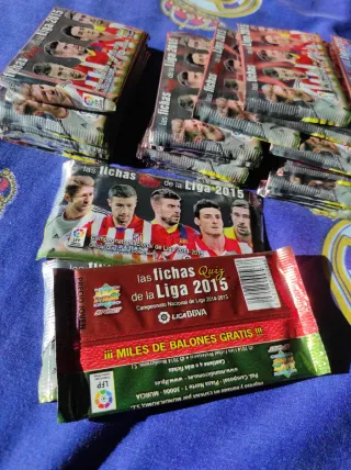 Lote Sobres Mundicromos La Liga 2015 sellados