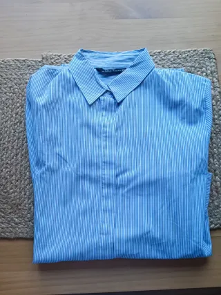 Camisa Zara Rayas Azules