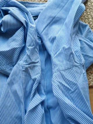 Camisa Zara Rayas Azules
