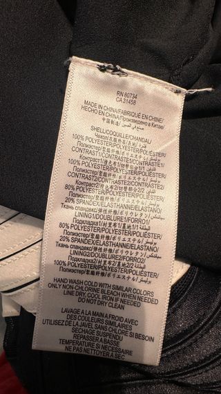 Vestido de fiesta negro y blanco