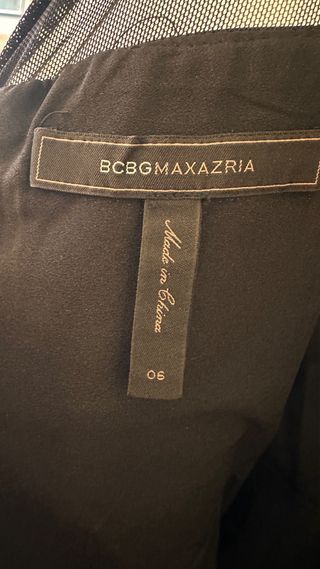 Vestido de fiesta negro y blanco