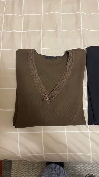 Pack 2 Camisetas Zara Manga Larga nuevas