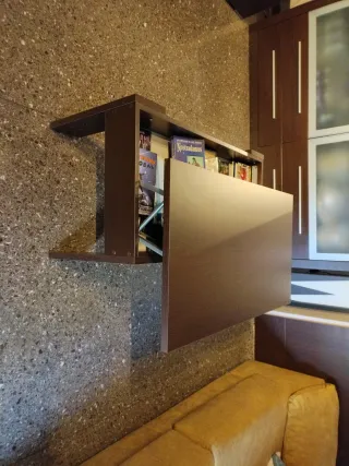 Mesa centro elevable madera