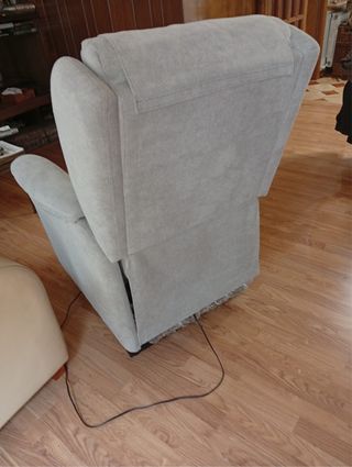 Sillón Eléctrico Beige/Gris