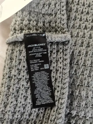 Bufanda Jack & Jones Gris