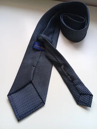 Corbata Vintage Seda Lucio Lamberti - Hecha a mano