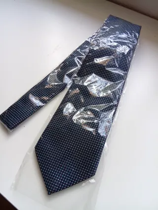 Corbata Vintage Seda Lucio Lamberti - Hecha a mano