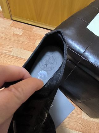 Zapatillas Munich Morado y Negro Glitter