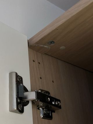 Guardaroba Ikea PAX bianco e legno