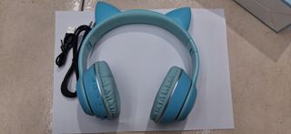 Auriculares Bluetooth Niños LED Cat Ear