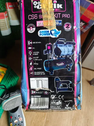 Compresor de aire portátil