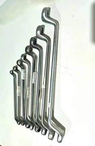 Lote llaves estrella acodadas Bahco y Palmera