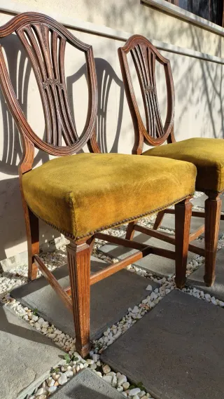 Pack 2 sillas clásicas madera