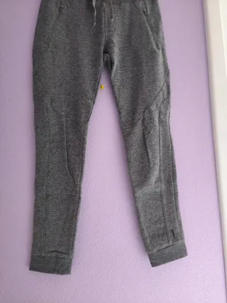 Pantalones de chándal grises talla L