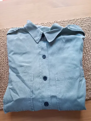 Camisa Zara verde militar